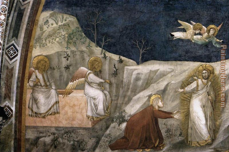 Life of Mary Magdalene Noli me tangere By Giotto di Bondone painting - Unknown Artist Life of Mary Magdalene Noli me tangere By Giotto di Bondone art painting